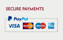 Secure payments via PayPal