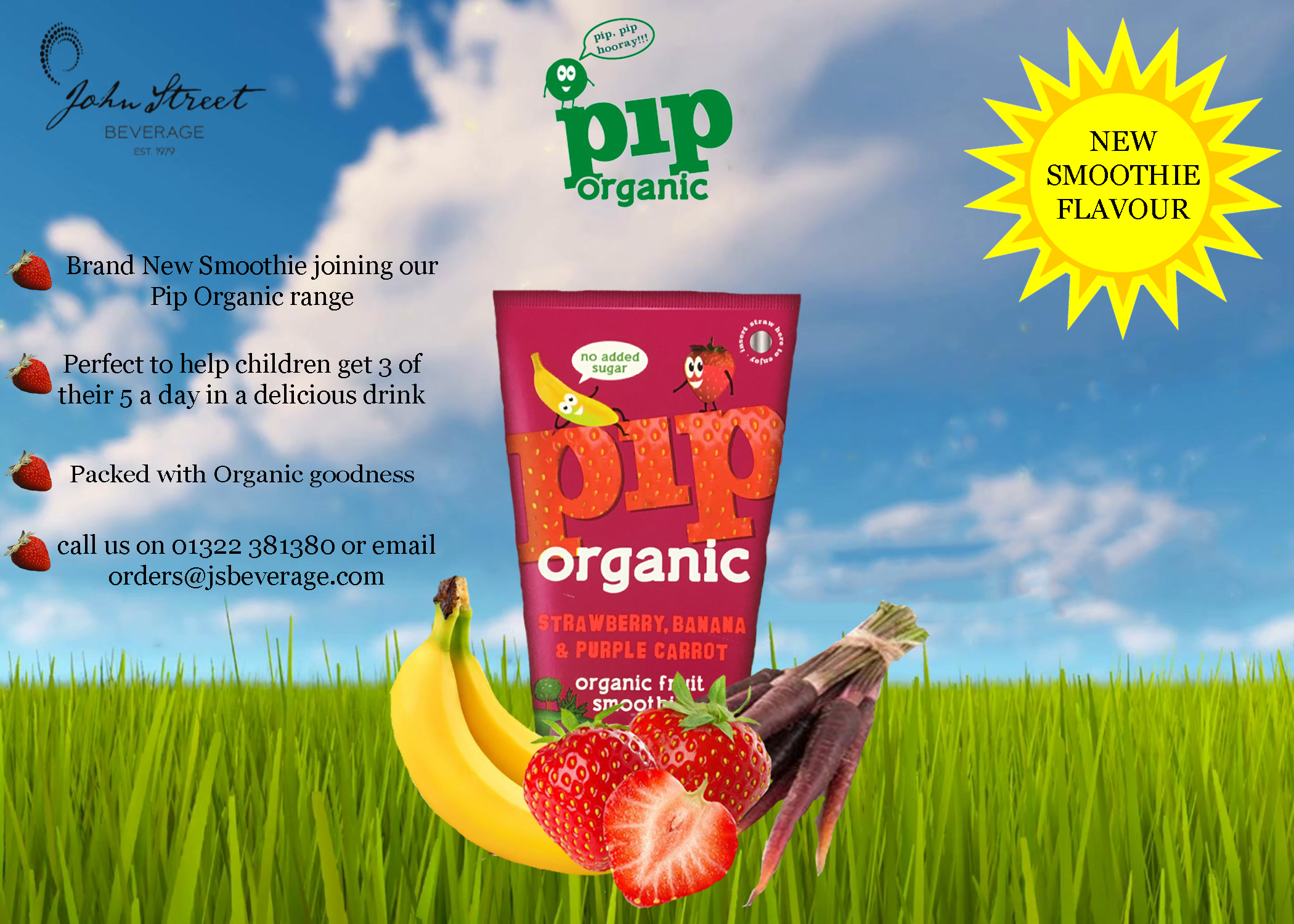 New Pip Organic Smoothie!