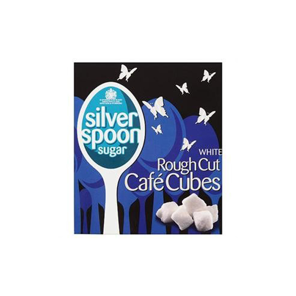Silver Spoon White Rough Cut Cafe Sugar Cubes