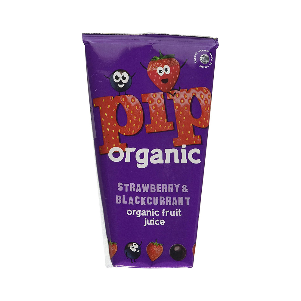 Pip Organic Fruit Juice Strawberry & Blackcurrent
